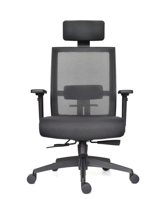 FlexMesh S1 – Silla de Oficina Ergonómica con Respaldo de Malla y Base Giratoria